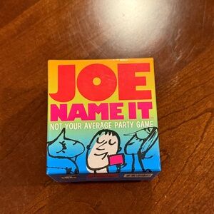 Joe Name It Card Game